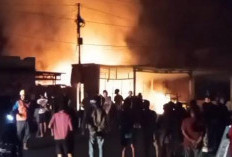 Kebakaran di Ujan Mas Kepahiang, Dua Ruko Ludes