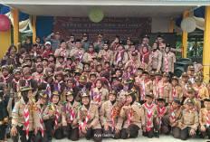 Pesan Kapolres Saat Pelantikan Pembina Saka Bhayangkara di SDN 140 Seluma