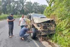 Mobil Dinas Satpol PP Bengkulu Utara Kecelakaan di Rejang Lebong, Dua Penumpang Cedera