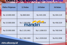 Tabel KUR Mandiri Mei 2026 Pinjaman Rp 30 Juta, Begini Proses Pengajuan Lewat HP