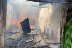 Rumah Pangkalan Gas di Rejang Lebong Terbakar