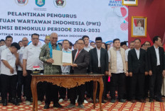 Jaga Marwah Wartawan, Pengurus PWI Provinsi Bengkulu Dilantik