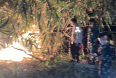 1,5 Hektar Lahan di Desa Tanjung Sanai Rejang Lebong Terbakar