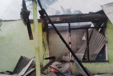 Menjelang Magrib, Rumah di Desa Limus Bengkulu Selatan Terbakar