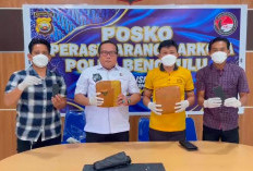 Berantas Narkoba!!! Ditresnarkoba Polda Bengkulu Gagalkan Peredaran 2 Kg Ganja