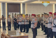 Kapolda Bengkulu Pimpin Upacara Sertijab Pejabat Utama dan Kapolres Jajaran