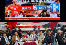 Gubernur, Wali Kota dan Forkopimda Nobar Final Piala Dunia 2026  di Simpang Lima Kota Bengkulu