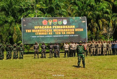 TMMD Reguler ke-128 Resmi Dibuka, Kodim 0425/Seluma Buka Akses Jalan Sepanjang 8 Kilometer