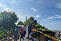 Eks Jalinbar di Bengkulu Utara Longsor Akibat Hujan Deras, Akses Kendaraan Terhambat