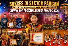 Sukses di Sektor Pangan, Walikota Bengkulu Raih Penghargaan Disway Top Regional Leader Awards 2026