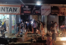 Diduga Korsleting Listrik, Toko Grosir Intan di Kepahiang Terbakar