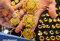 Harga Emas Perhiasan Hari Ini: Naik hingga Rp 70 Ribuan, Turun Sampai Rp 16 Ribuan
