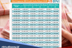 Simulasi dan Tabel Lengkap Pinjaman KUR BNI Terbaru April 2026