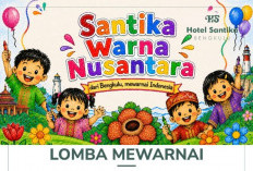 Hotel Santika Bengkulu Hadirkan 'Santika Warna Nusantara', Lomba Mewarnai untuk Mengasah Kreativitas Anak