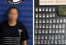 Ditresnarkoba Polda Bengkulu Tangakap Wanita Penjual Narkotika di Kepahiang, 100 Paket Sabu Disita