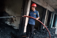 Dini Hari, Rest Area Liku Sembilan Bengkulu Tengah Terbakar