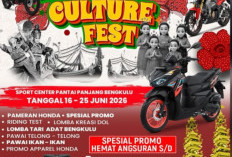 Honda Culture Fest 2026, Astra Motor Bengkulu Hadirkan Promo Hemat Angsuran 