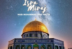 Kumpulan Ucapan Baik dan Penuh Makna Peringatan Isra Miraj 2026/1447 H, Cocok Dikirim untuk Teman Sosial Media