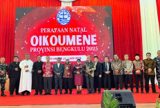 Perayaan Natal Oikumene di Bengkulu Khidmat, Gubernur Hibah Lahan untuk Bangun Gereja