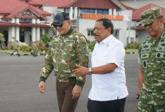 Menhan Mendarat di Bandara Fatmawati, Wagub Mian Sampaikan Kesiapan Lahan Pembangunan Lanud 