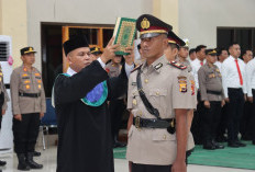 Kapolresta Bengkulu Lantik AKP. Rastiyono Sebagai Kapolsek Muara Bangkahulu