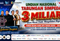 Terbuka untuk Umum, Ungu Band Meriahkan Undian Nasional Tabungan Simpeda 2026 di Bengkulu