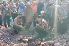 Polda, Pemkot Bengkulu dan REI Bangun Kembali Rumah Korban Kebakaran