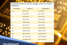 Update Harga Emas Batangan Hari Ini Minggu 8 Februari di Pegadaian