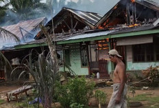 Empat Rumah di Desa Arga Mulya Bengkulu Utara Terbakar, Saat Pemiliknya Ikut Pengajian