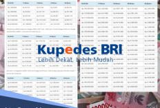 Tabel Lengkap Pinjaman Kupedes BRI Rp 1-250 Juta dengan Suku Bunga Bervariasi
