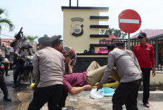 Polres Seluma Gelar Simulasi Sispamkota dengan Skenario Penanganan Unjuk Rasa Isu Agraria