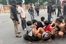 Polresta Bengkulu Amankan 13 Remaja Diduga Geng Motor
