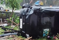 Laka Tewas di Seluma, Mobil APV Tabrak Motor Mio Hingga Terbang dan Jungkir Balik
