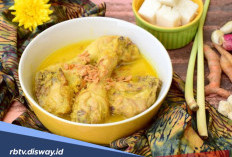Resep Opor Ayam Kuning Tanpa Santan, Masakan Praktis Rendah Kalori   