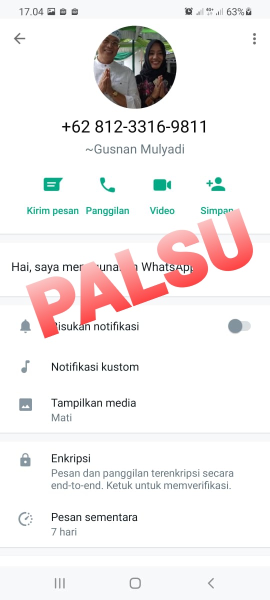 Penipuan Berkedok Sumbangan, Nama Bupati BS Dicatut