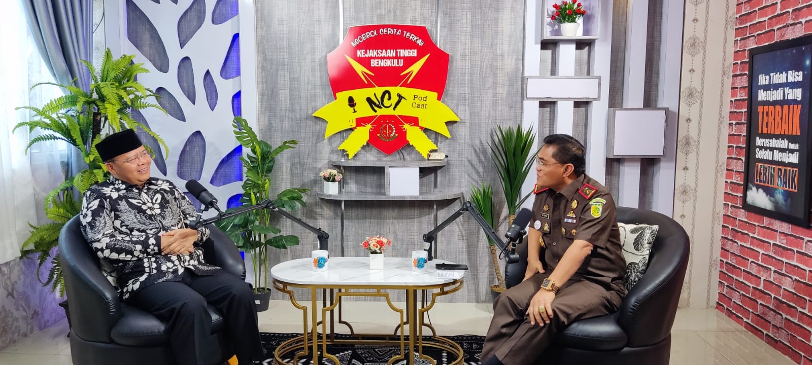 NCT “Ngobrol Cerita Terkini” Bareng Host Kajati dan Narasumber Gubernur Bengkulu
