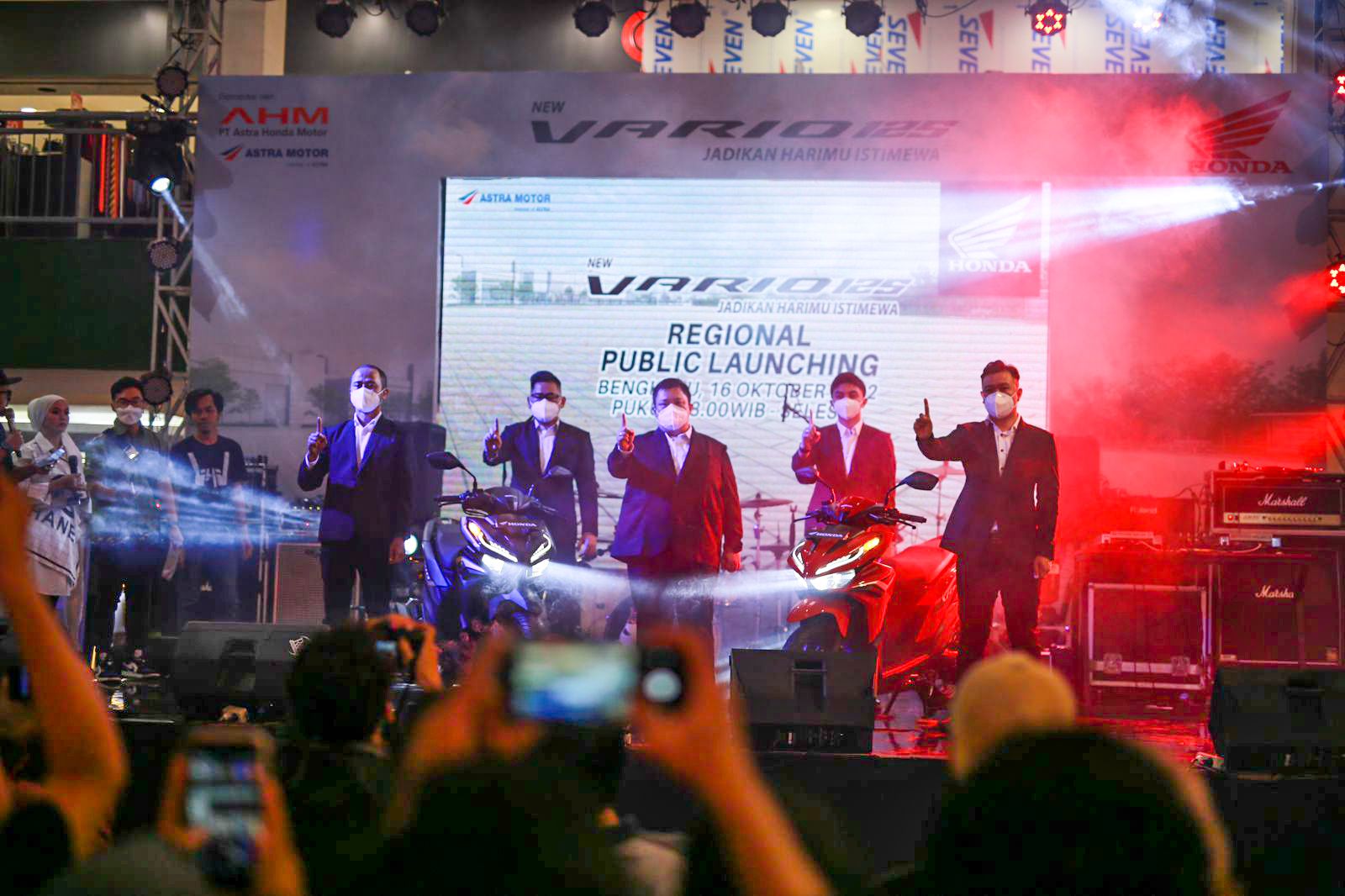 Meriah, Launching New Vario 125 Mengguncang Bengkulu