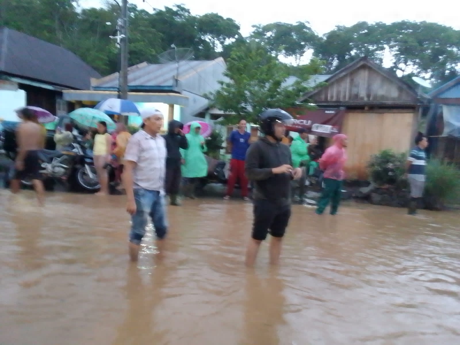 Ratusan Rumah Terendam Banjir, Jalur Bengkulu-Sumsel Lumpuh Total