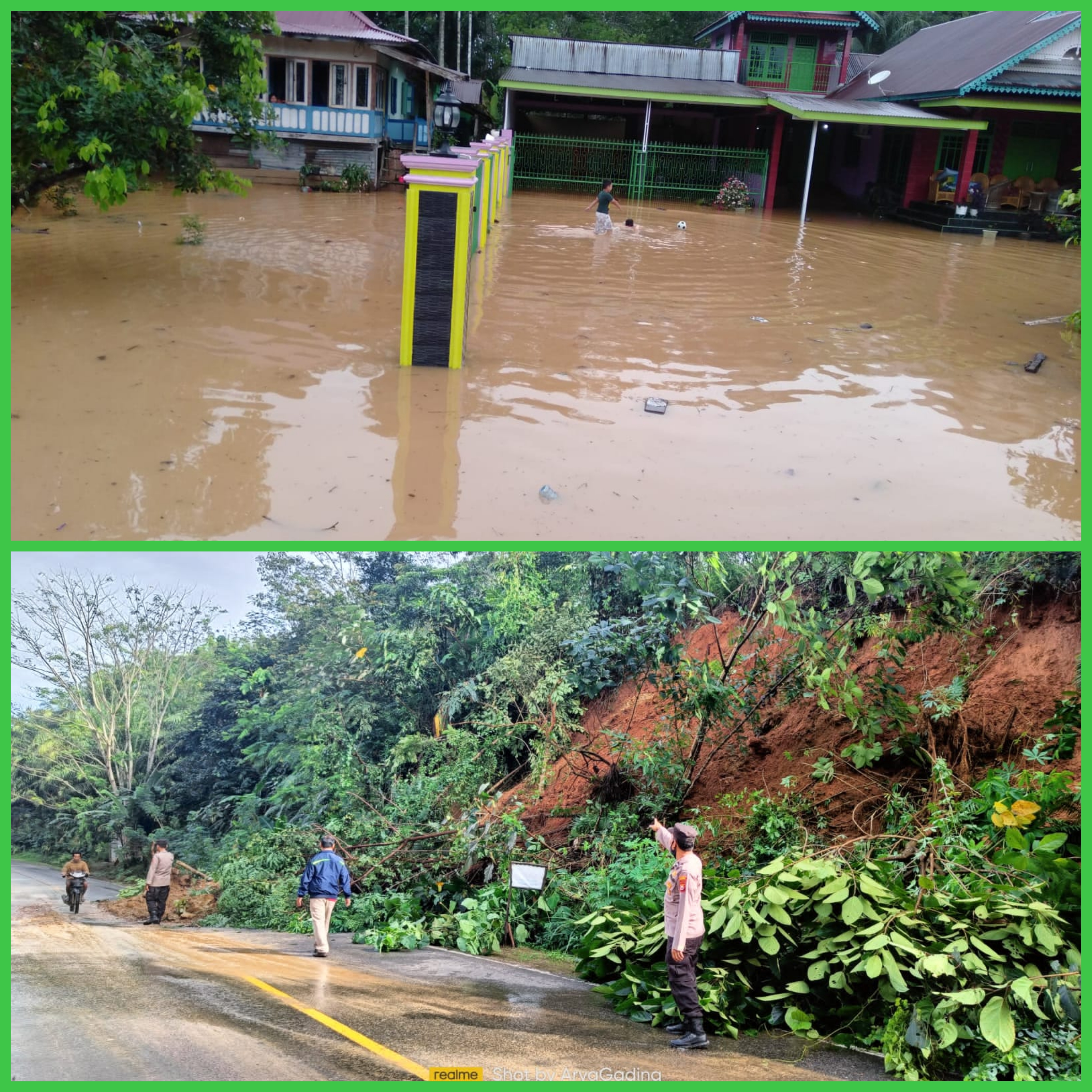 Banjir Rendam Ratusan Rumah, Jalinbar Seluma Terancam Tertutup Longsor