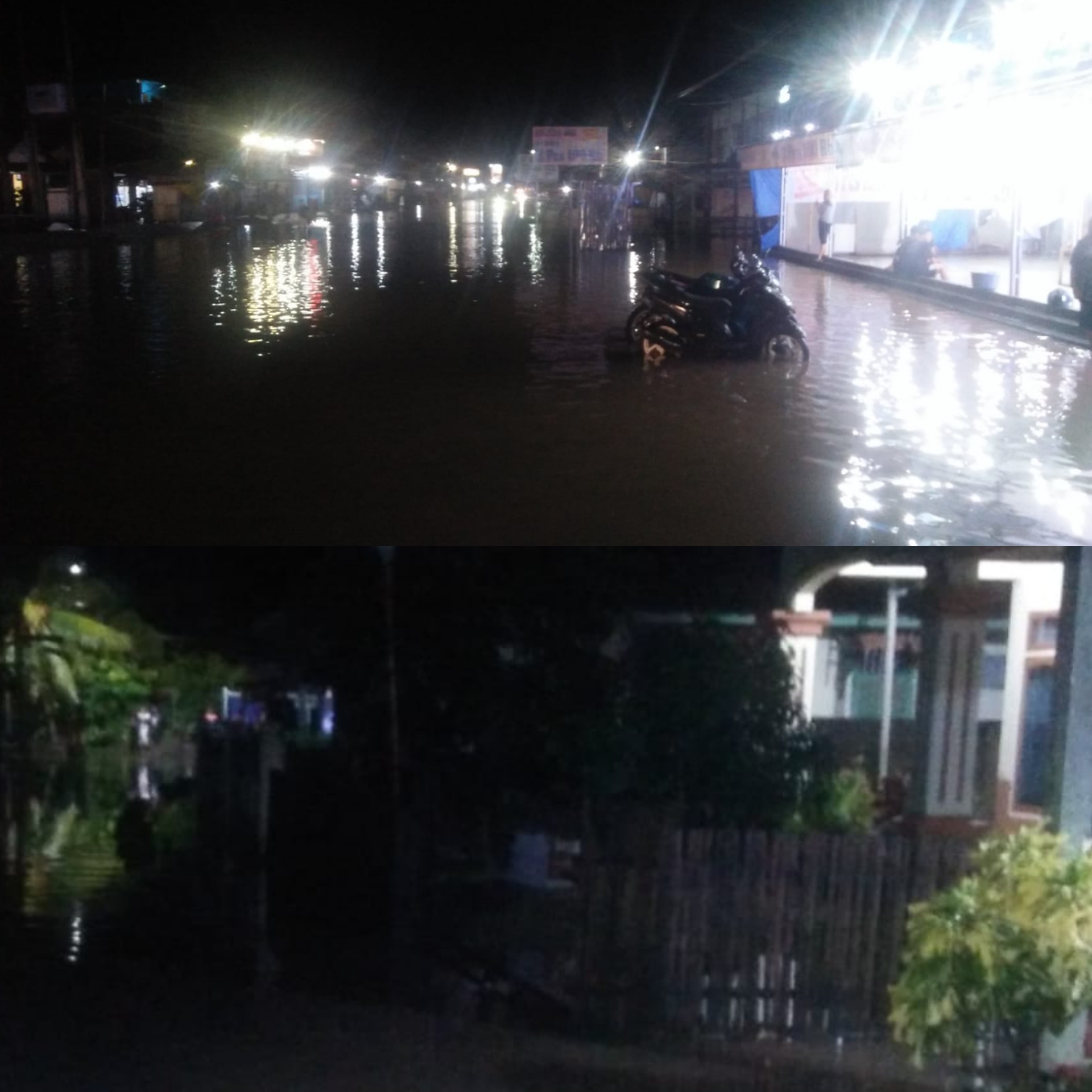 Jalan Rawa Makmur Kembali Terendam Banjir
