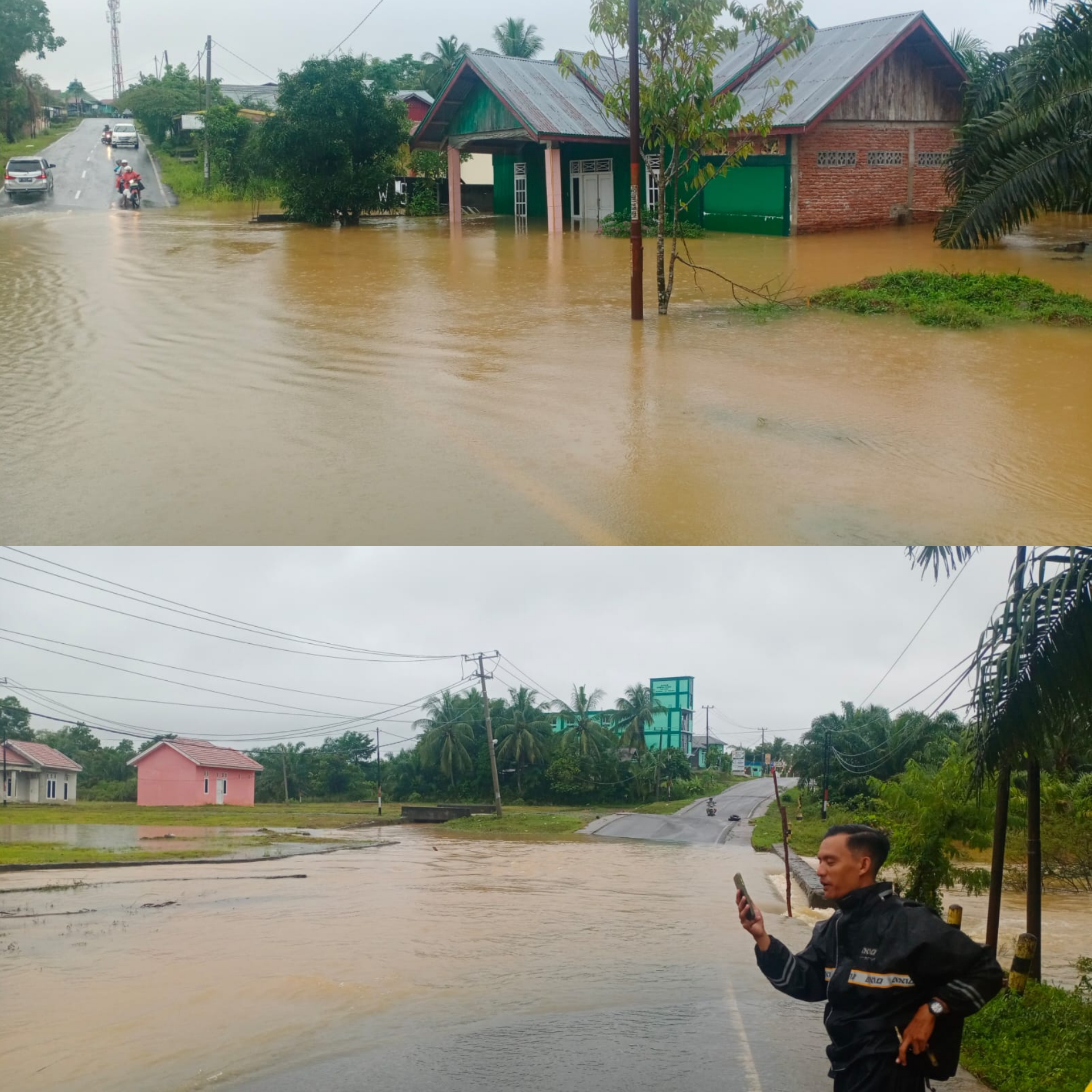 2 Titik Ruas Jalan di Bentiring Terendam Banjir