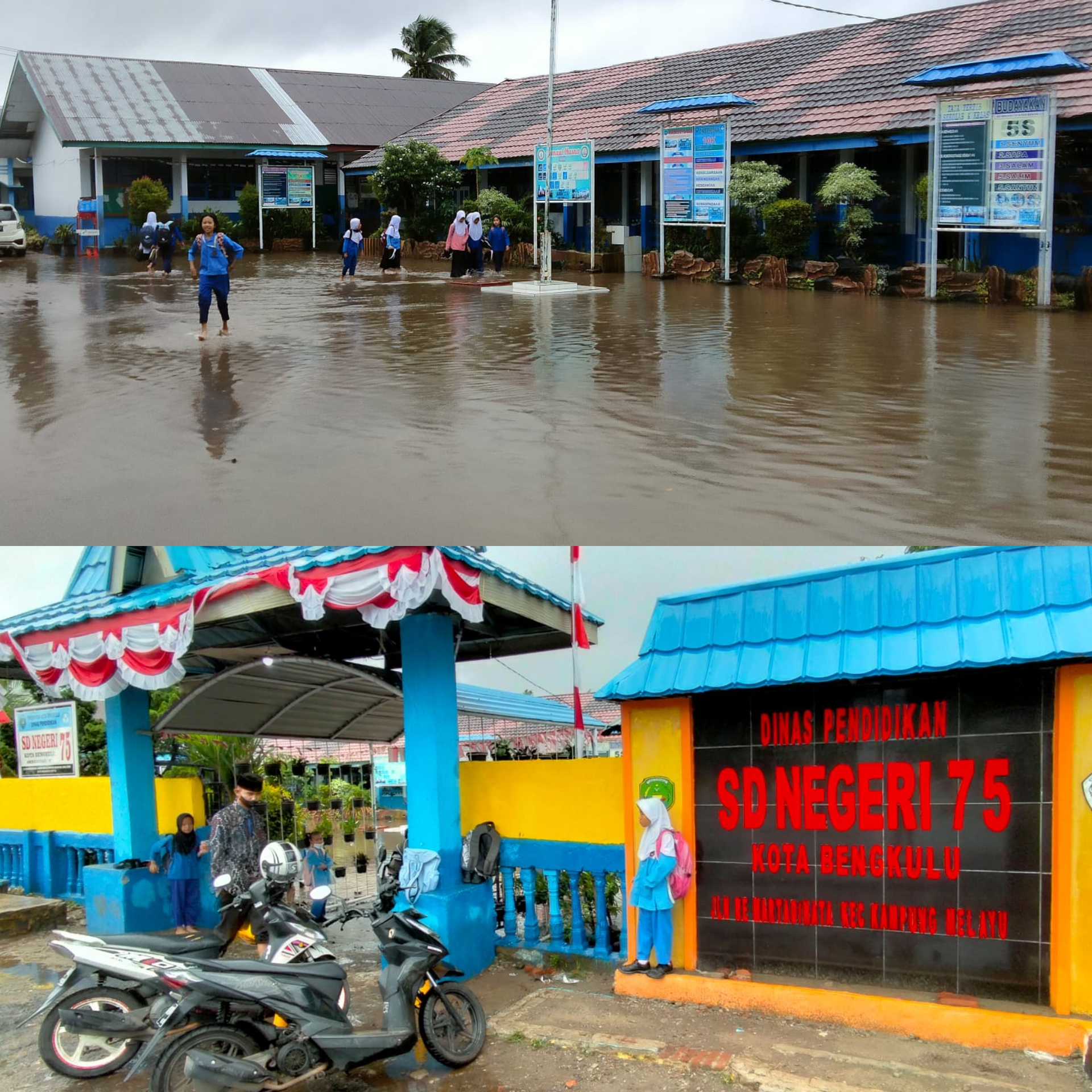 SDN 75 Kota Bengkulu Kebanjiran