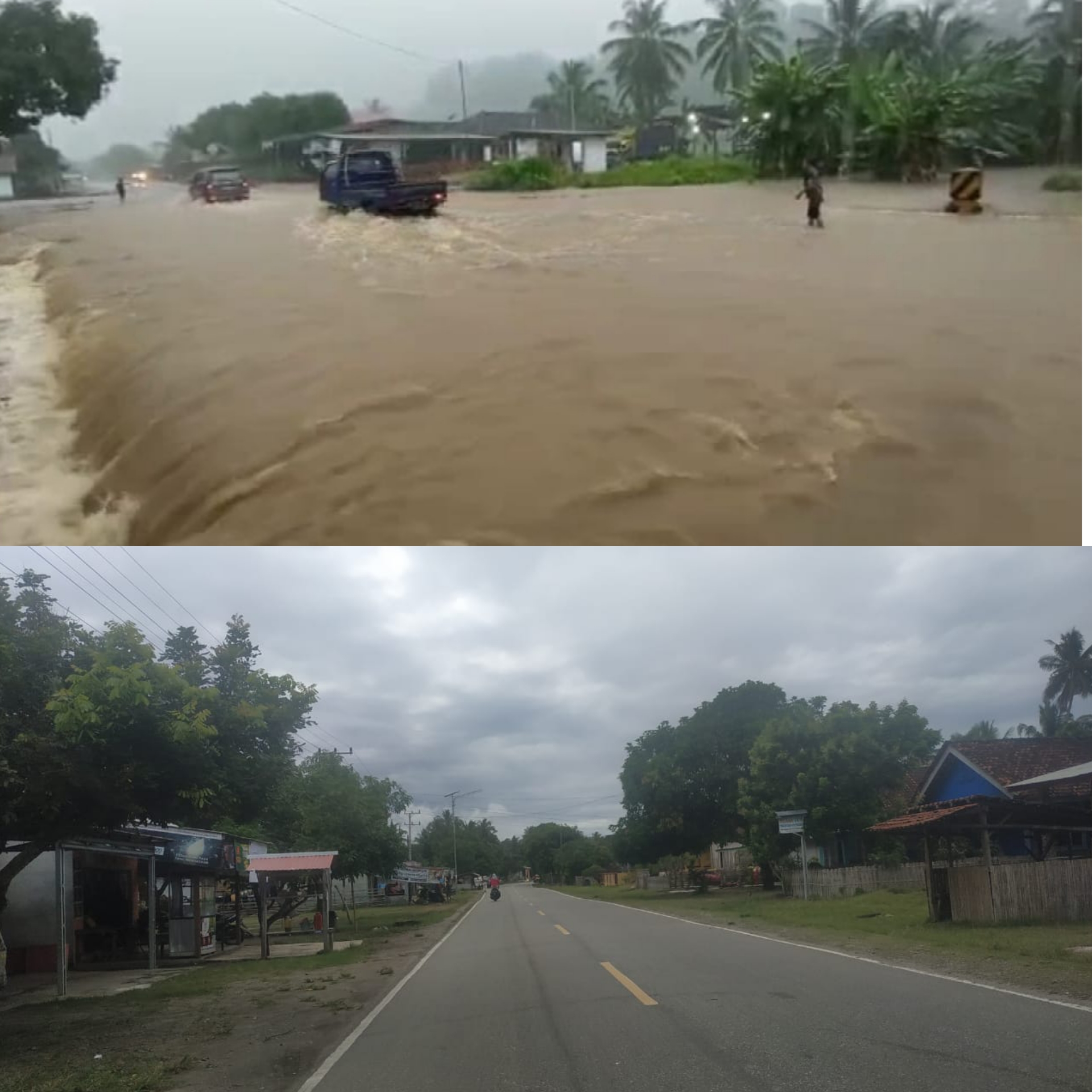Jalan Lintas di Kaur Sempat Terendam Banjir, Kini Sudah Bisa Dilalui