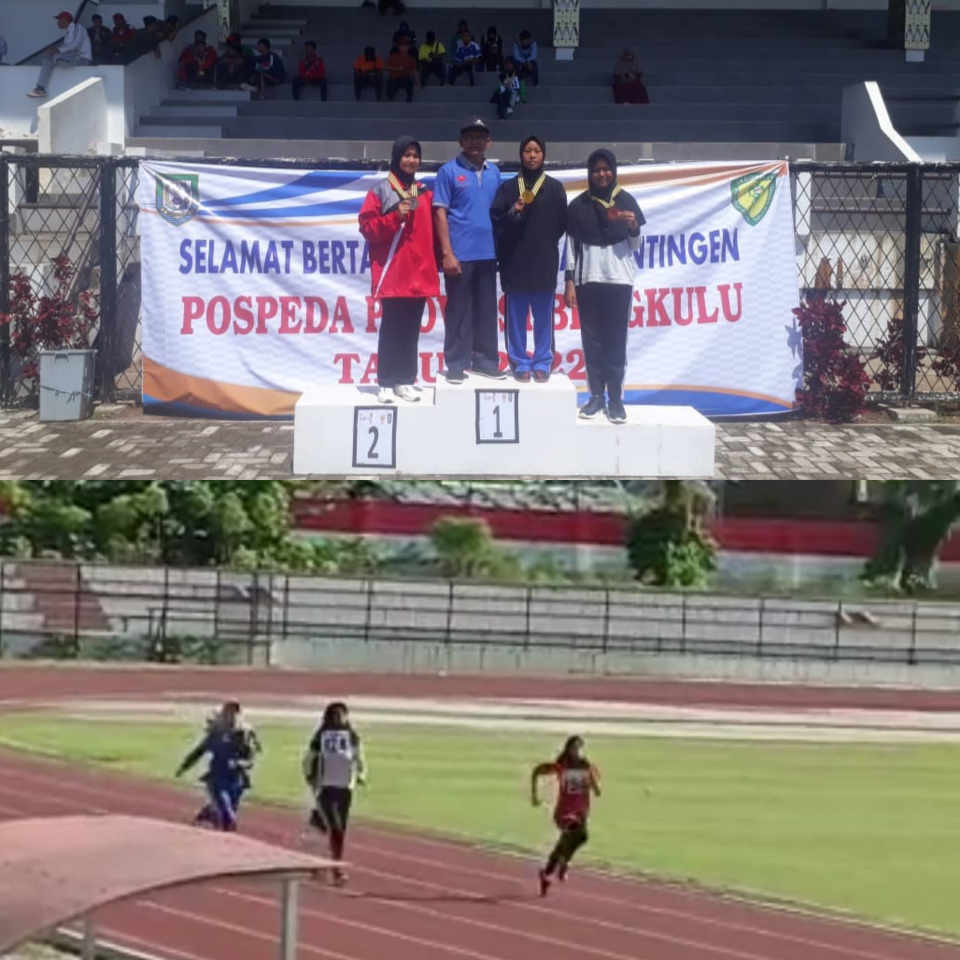 Santri Ponpes Ar-Raudhah Wakili Bengkulu Lari Sprint Tingkat Nasional